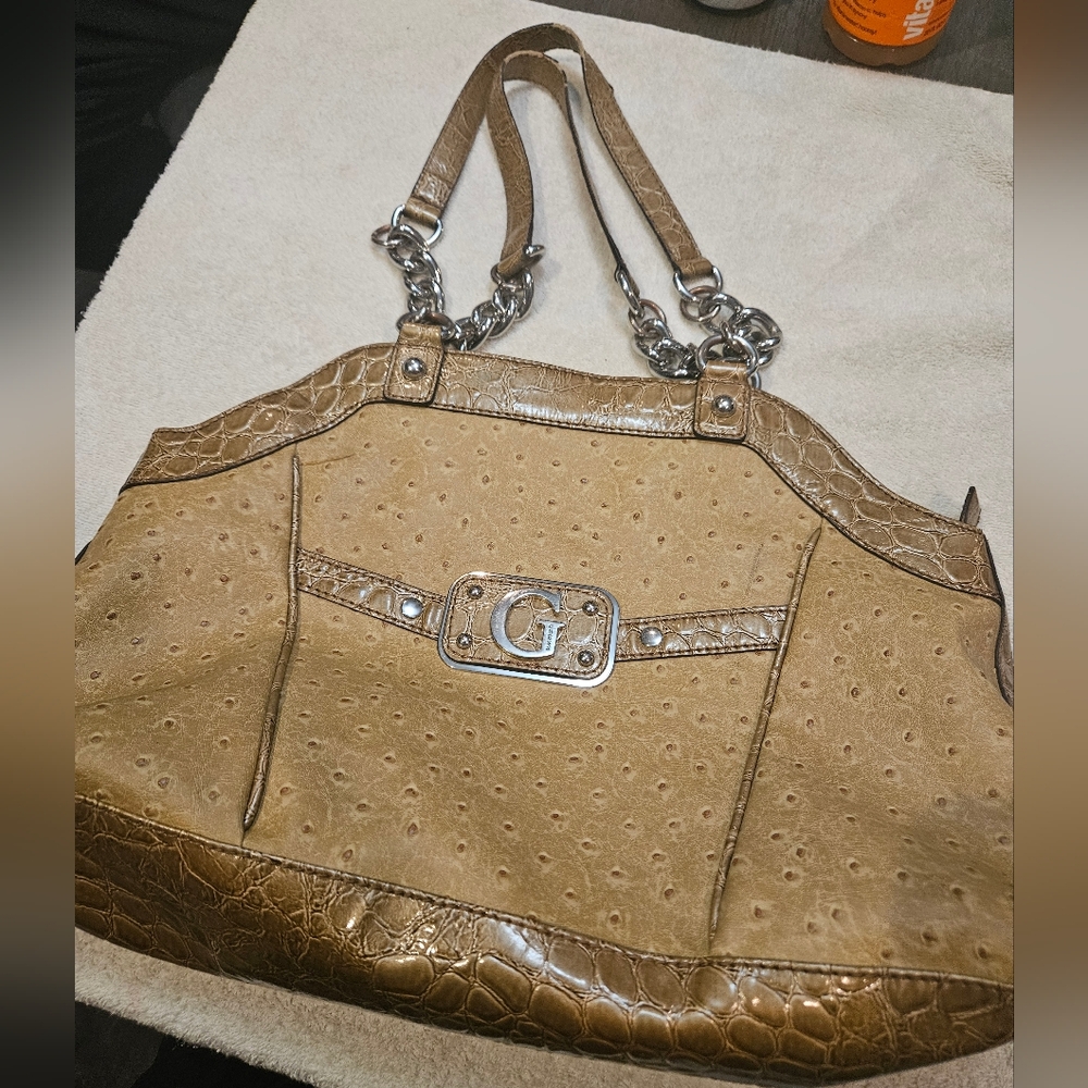GUESS OSTRICH LEATHER PURSE